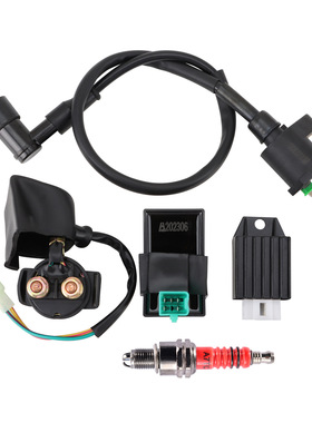 CDI点火线圈A7TC继电器电压调节器适配50cc-125ccATV越野车卡丁车