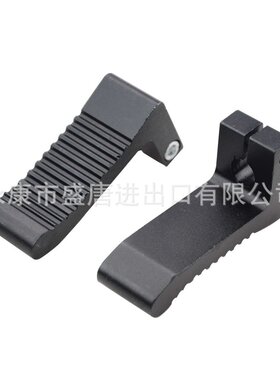 GOOFIT 1 对小脚钉 7 形脚踏板替换 2 冲程 47cc 49cc  黑色