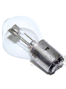 摩托车大灯灯泡 远近光铺路前大灯电瓶车超亮 跨境出口12V35w灯泡