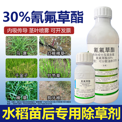 30%氰氟草酯水稻除千金子稗草