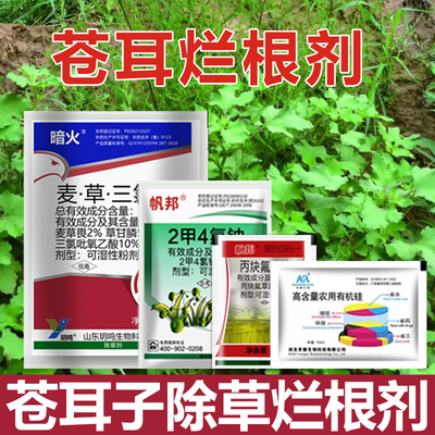 苍耳除草剂烂根套餐除烂根死根药除杂草见效快专用正品农药除草剂
