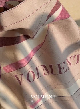 定制印花帆布包「版间新闻」VOIMENT吾们通勤做旧日常百搭