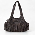Added Tie-Dye Brown Petite Size