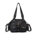Washed Black Double Pockets