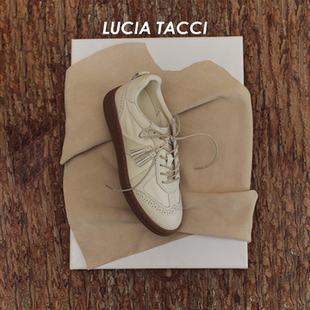 LUCIA TACCI原创设计师｜26春夏新品巴洛克雕花拼接复古德训鞋女