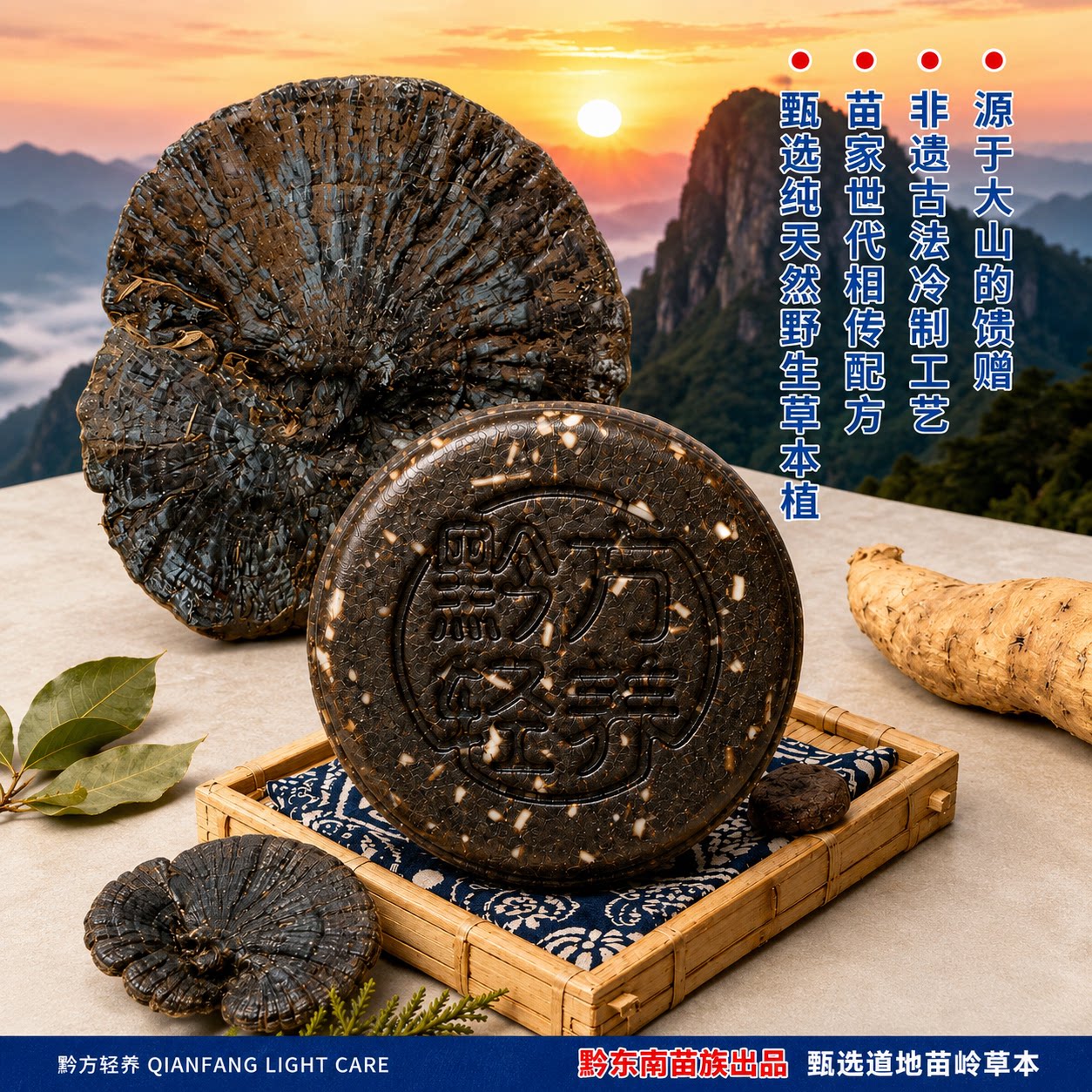 黔方轻养何首乌林芝天麻洗发皂