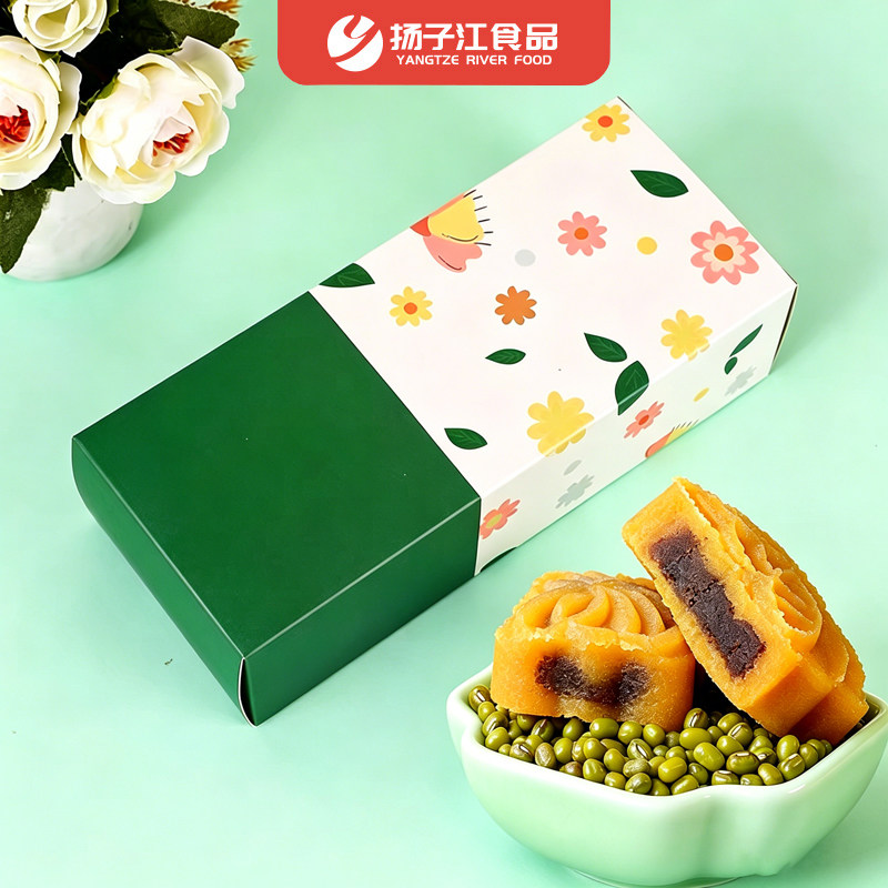 扬子江绿豆糕湖北武汉特产中式糕点伴手礼零食下午茶传统中式点心
