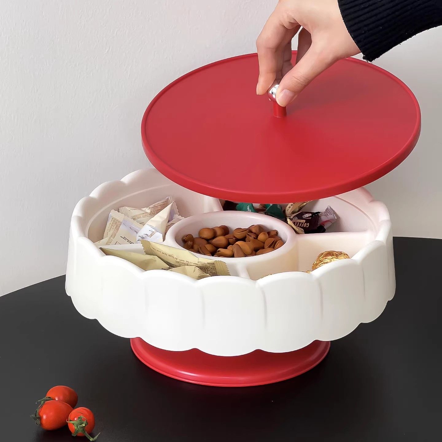 新年果盘新家乔迁客厅茶几家用春节过年零食干果盘高颜值2026新款,餐饮具,果盆/果盘/果篮,淘宝优惠券,粉丝福利购,淘宝优惠卷