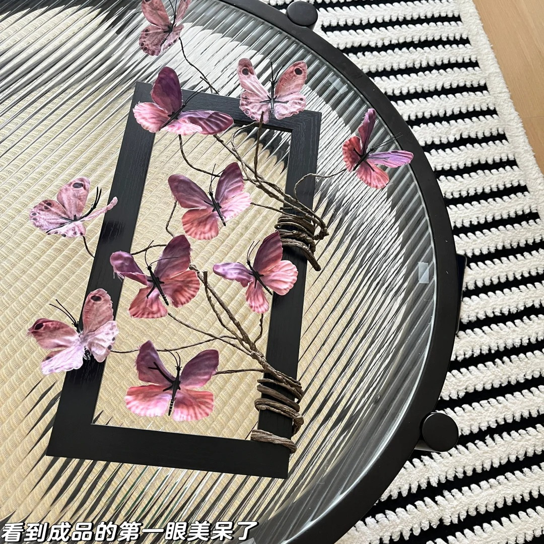 蝴蝶装饰氛围感立体摆件