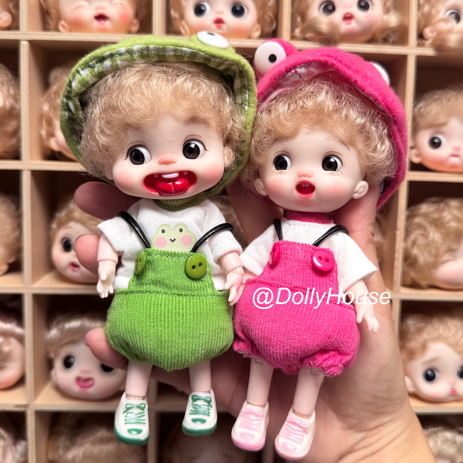桃桃丸子/青蛙潮玩GSC娃衣14厘米ob11玩偶公仔手办女孩礼物玩具