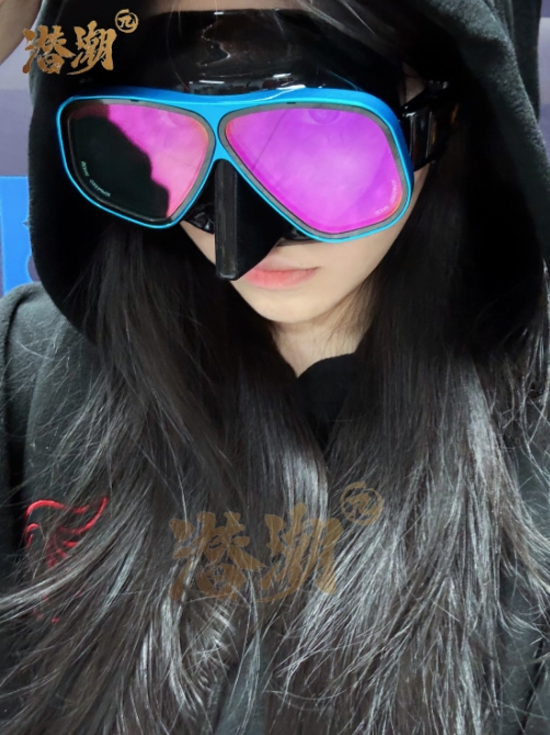 日本潜水面镜深潜自由潜近视防雾