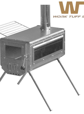 Work Tuff Stove塔夫育空炉不锈钢柴炉焚火台WTS-380 500三视窗