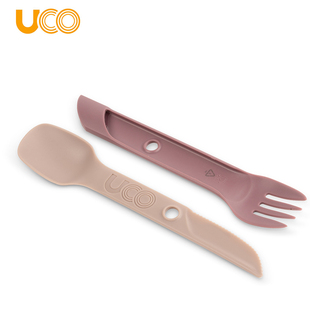美国UCO多功能三合一叉勺 露营野营环保餐具组合勺叉功能餐具