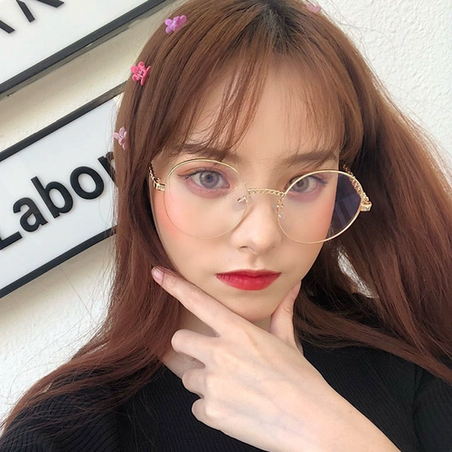 Иопия имеет степень очков рамки мужские Blu -Ray Стала Круглые рамы