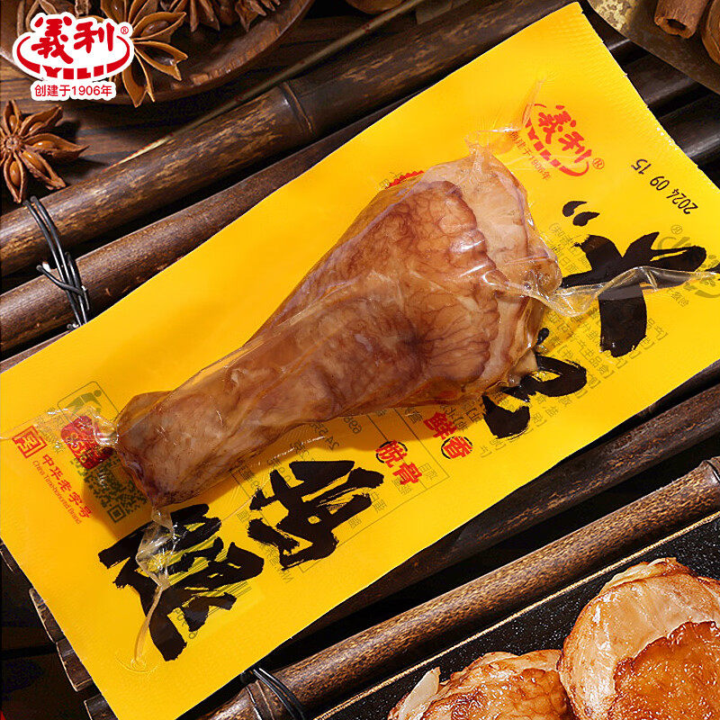 义利义只鸡腿85g袋五香黑鸭味即食鸡肉卤味熟食办公休闲小吃零食