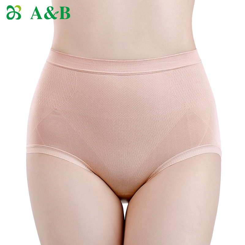 AB内衣莫代尔高腰收腹抗菌女裤