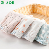 F602 弹力舒适中大童女宝宝四角短裤 2条装 ab内衣女童平角裤