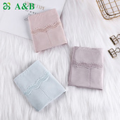 ab内裤 Y588 弹力舒适透气高腰女生短裤 薄款 抗菌女士平脚裤