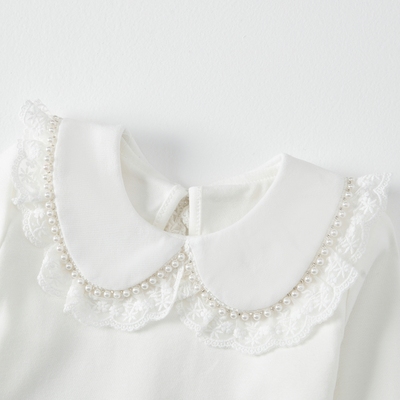 女宝宝蕾丝花边打底衫