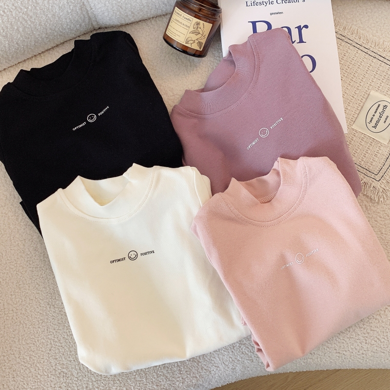 儿童半高领打底衫，保暖又好看