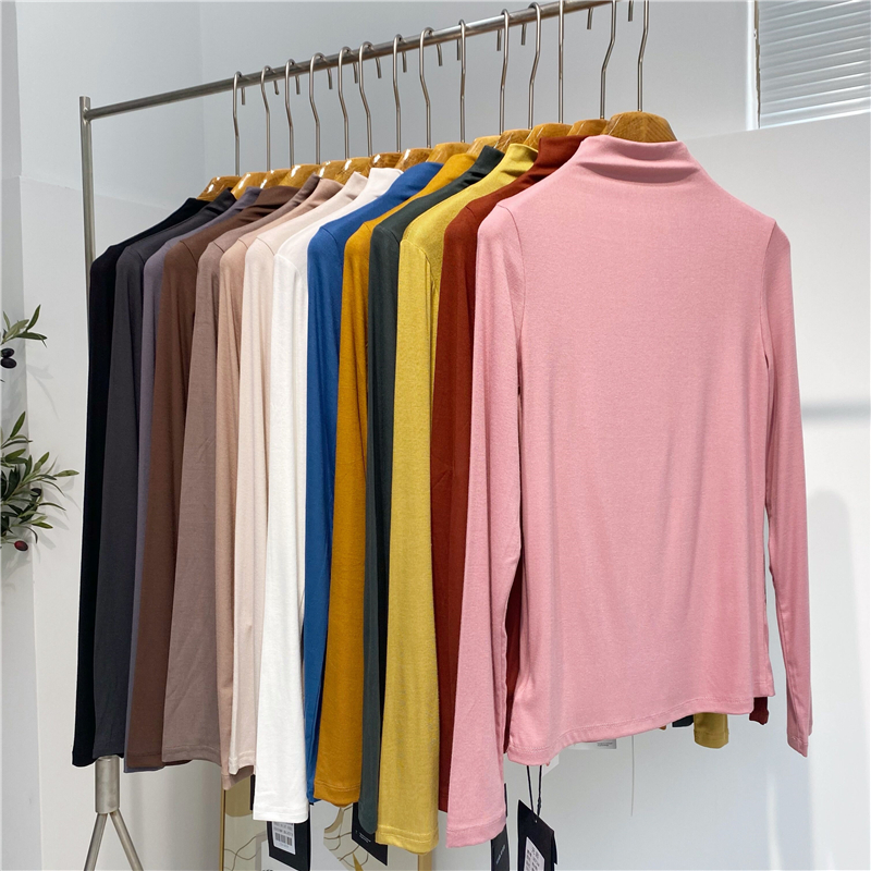 儿童纯色打底衫，男女童皆可穿