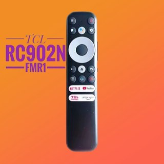RC902N FMR1适用于TCL智能语音液晶电视机遥控器NETFLIX YOUTUBE