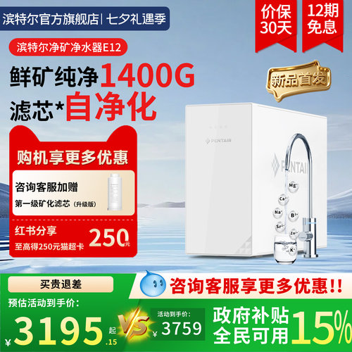 滨特尔家用反渗透直饮净水器前置