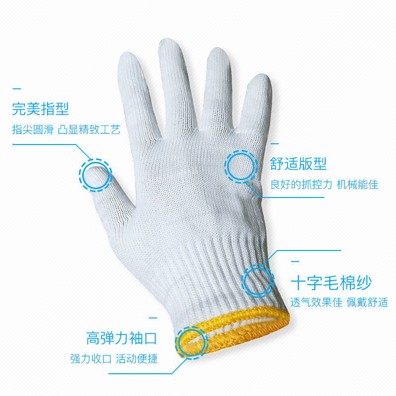Labor insurance wear-resisting thickening work Thin section pure cotton nylon Labor Site workers work Cotton Cotton Yarn glovein the Home Daily , Protective Equipment , Hand Protection Supplies  category - from Buy2taobao.com to provide professional Taobao agent buy service