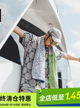 MF BY GCDC Tribute to Double G恶搞系列 ins短袖T恤热狗同款