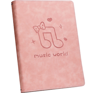 乐谱夹乐谱收纳册子文件夹不反光可修改透明插页架子鼓钢琴谱夹收纳册活页音乐展开式合唱歌谱曲谱琴谱