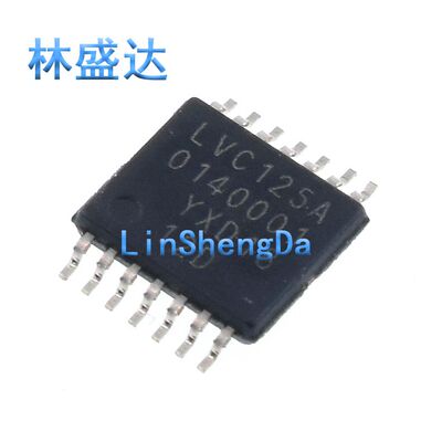 SN74LVC125A 丝印LVC125A  VC125A 74LVC125ADB SSOP14 超薄密脚