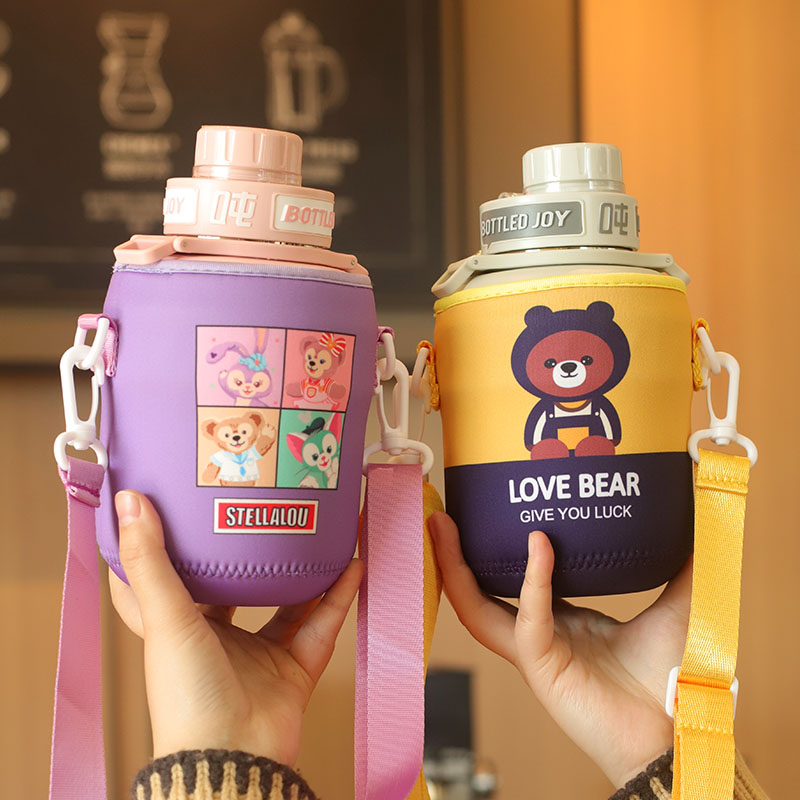 吨吨桶1L杯套斜跨手提