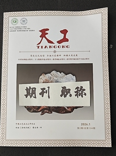 《天工》省级知网万方维普三大网期刊工艺美术论文投稿非遗文章发表艺术设计美育评职称刊物订阅推荐