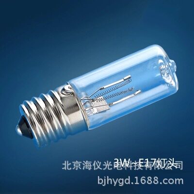 晾衣架消毒灯 GTL3 3W洗衣机洗衣宝石英自动晾衣架小灯泡紫外线灯