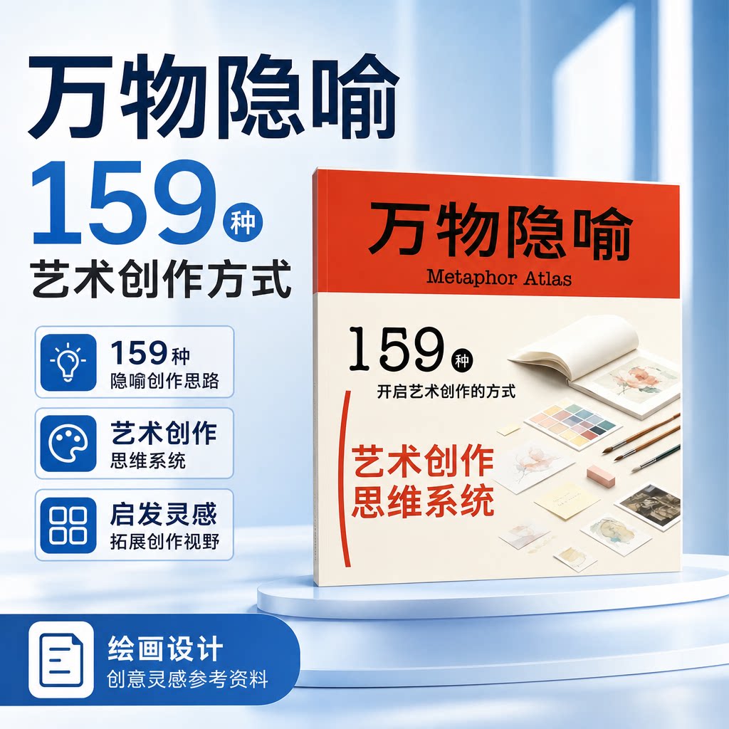 159种艺术创作思维系统万物隐喻绘画设计创意灵感参考学习资料