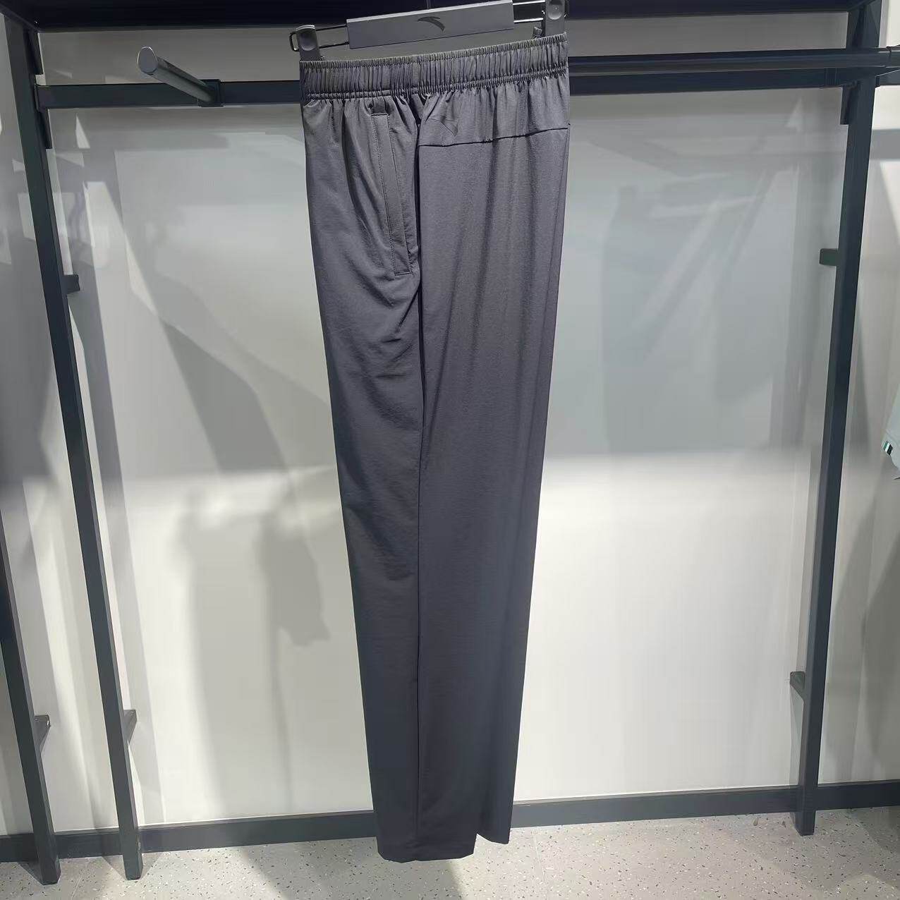 安踏2025夏季冰丝型动裤丨休闲长裤男通勤速干运动裤子152527501