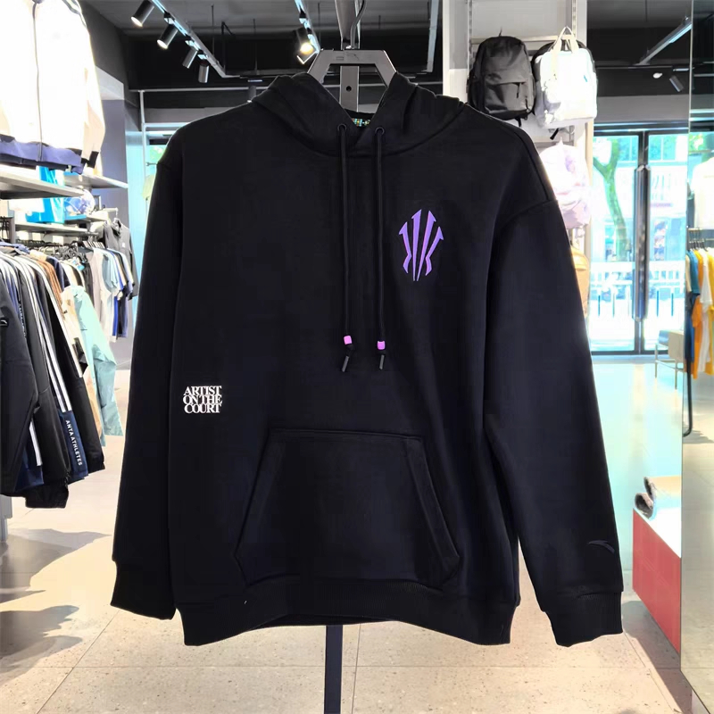 安踏凯里·欧文系列 连帽运动外套男女同款开衫卫衣172441719S