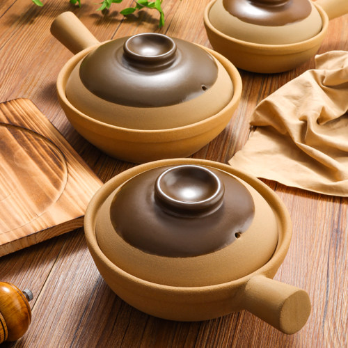 土砂锅老式煲仔饭专用单柄耐高温