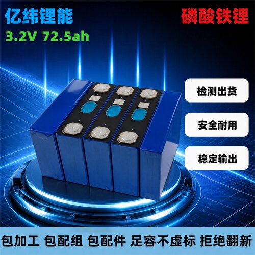 亿纬3.2V72.5Ah磷酸铁锂电摩电
