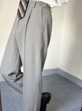 今治图南馆澎南高日系学院风DK制服西裤休闲日常百搭宽松裤子套装