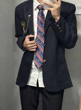 今治图南馆原创日系学院风多色色两粒扣DK西装制服套装校供感正版