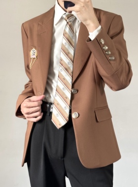 今治图南馆原创日系学院风夏阳树高等DK制服西装外套宽松西服套装