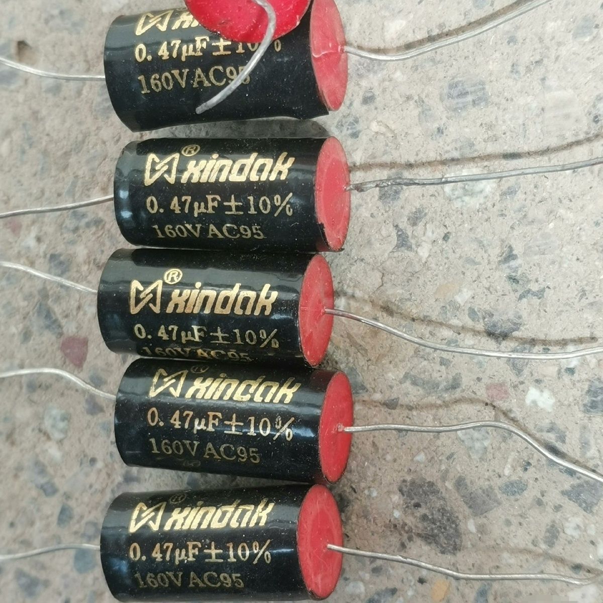 新德克音频电容 160V0.47uf 早期品牌音频电容 标价为一对价格!
