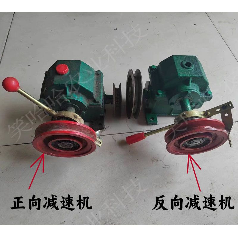 拖拉机打药机改装自动收管变速箱减速机 带120离合轮单槽皮带轮