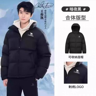 Camel/骆驼 2025AW 暖绒系列防风防泼水立领羽绒服 M13CR07066E