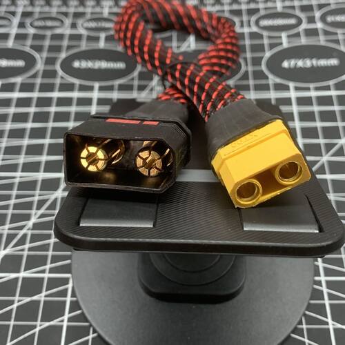 XT90转QS8快充电动车改装大炮输出线xt90充电线qs8插头四轮