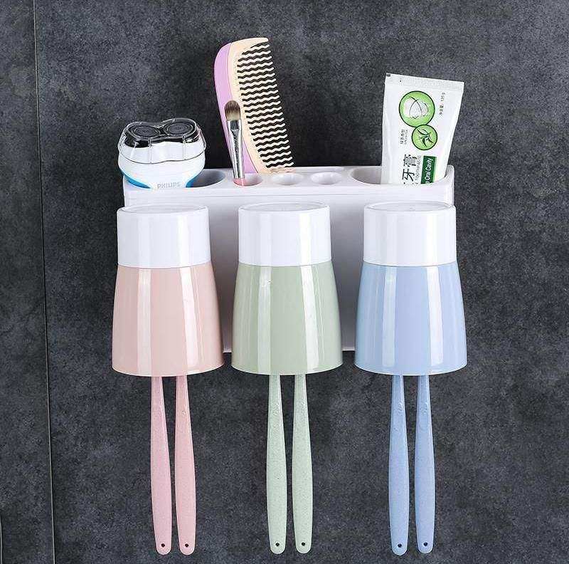牙刷挂架牙刷置物架单人悬挂式组合装墙面之家少女4人牙缸濑口杯|msdalam kategori keluarga/Alat Pembersihan peribadi, perkakas kebersihan/aksesori bilik mandi, pemegang berus gigi/gigi bangku - dari Buy2taobao.com untuk memberikan perkhidmatan ejen Taobao profesional membeli