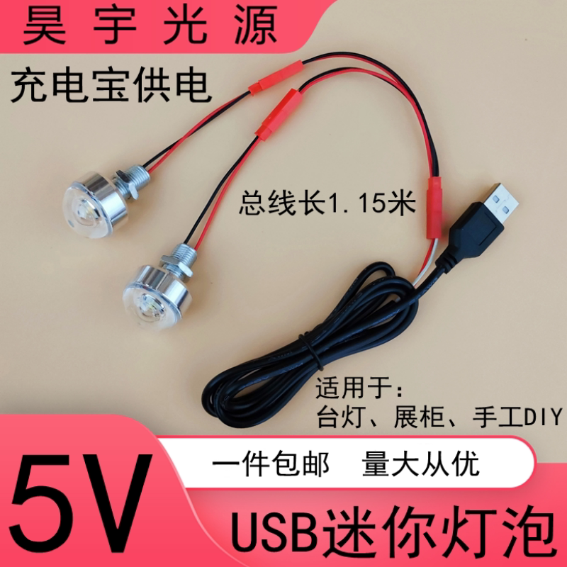 5VLEDUSB灯饰品展柜装饰灯图片