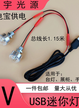 5VLEDUSB灯饰品展柜装饰灯