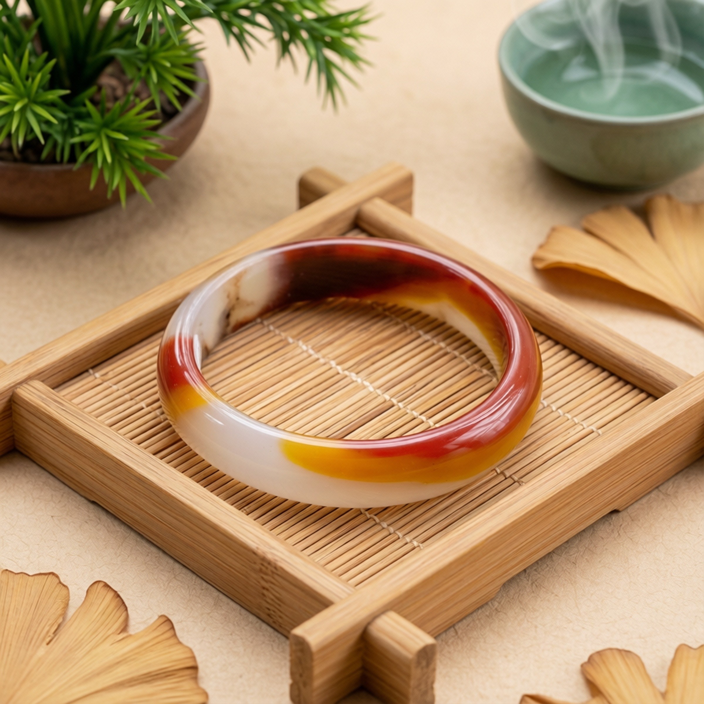 有证书54圈福禄寿三色玉镯A货纯天然玉石手镯官方正品黄龙玉13*7,珠宝/钻石/翡翠,手饰,淘宝优惠券,粉丝福利购,淘宝优惠卷